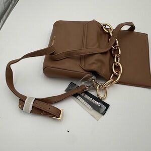 Brown Leather Belt Bag